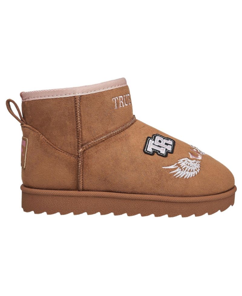 Little Girls' Lizzo Logo Patch Cozy Boot