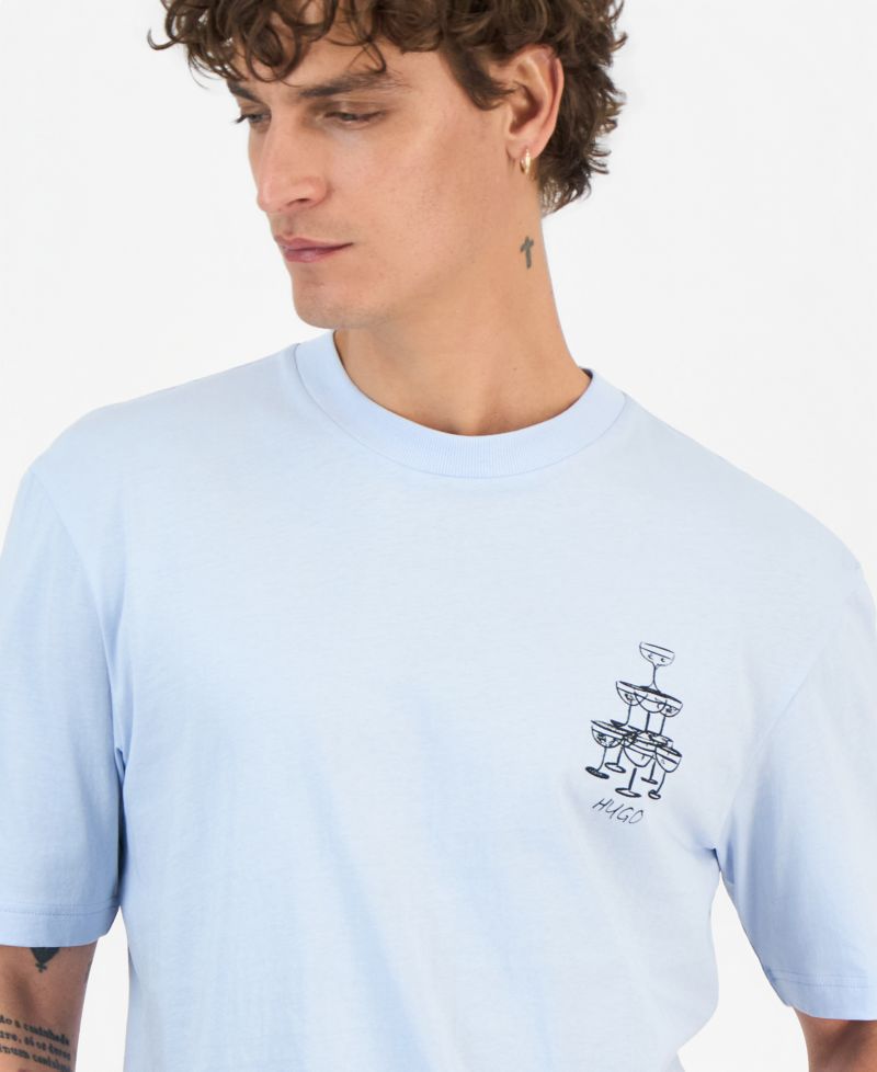 Men's Nucavo Cotton Logo Graphic T-Shirt
