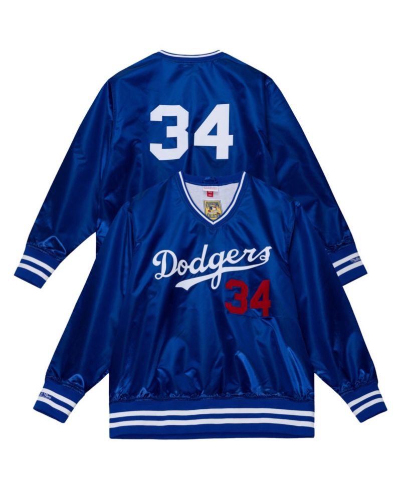 Men's and Women's Fernando Valenzuela Royal Los Angeles Dodgers 1986 Authentic Satin Pullover Jacket