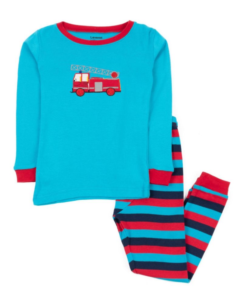 Fire Truck Синий With Красный Stripes