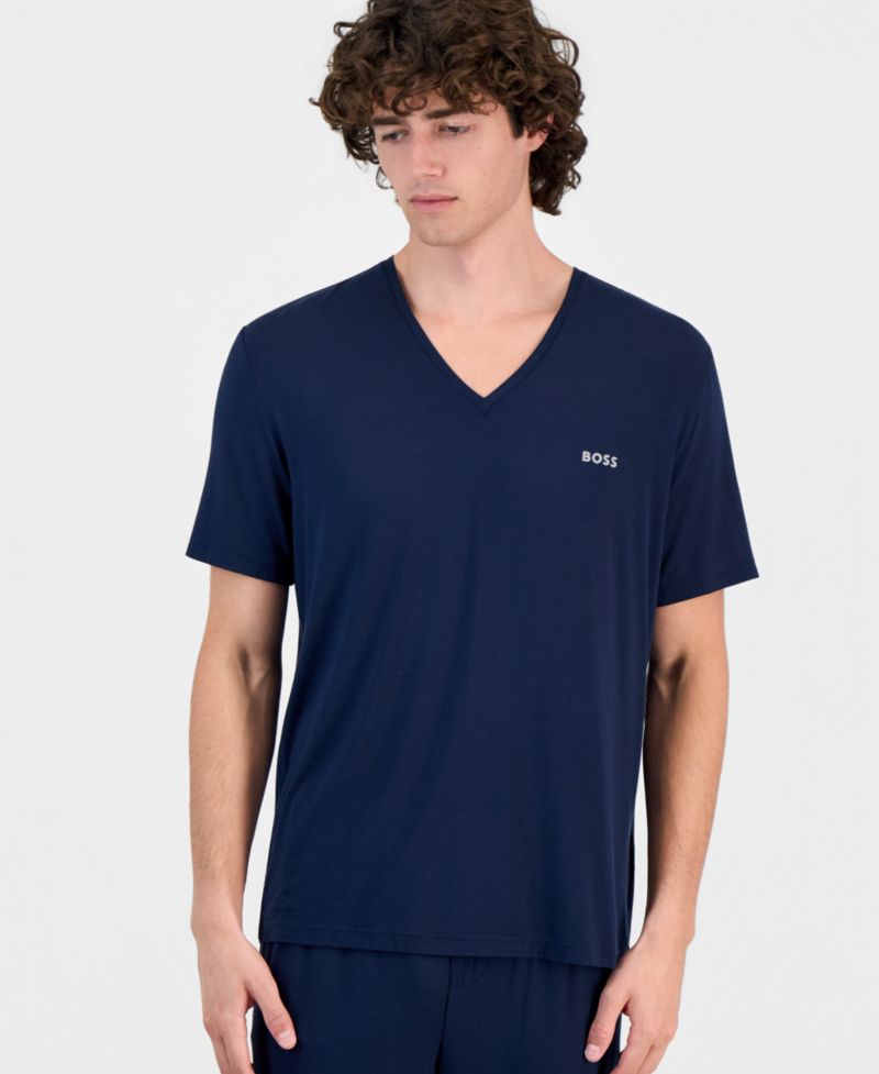 Men's Modal-Blend V-Neck Comfort T-Shirt
