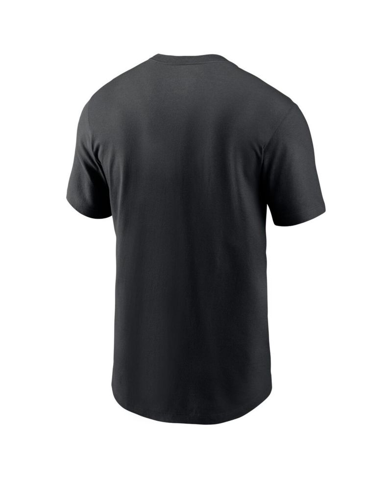 Men's Black Colorado Rockies Fashion Graphic Swoosh T-Shirt