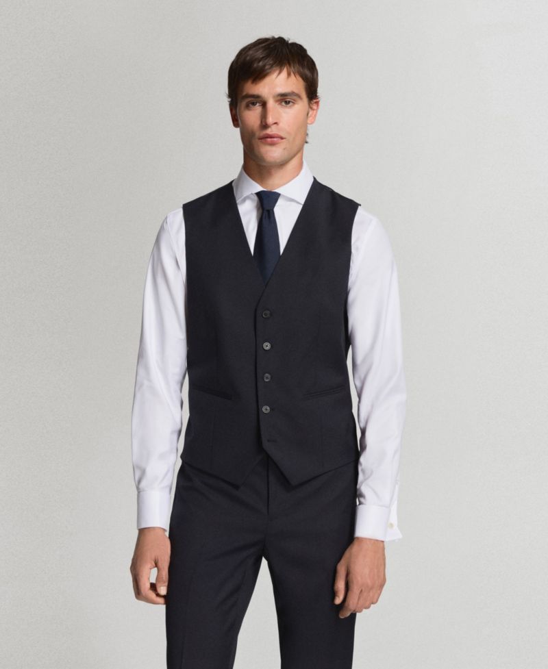 Men's Turin Wool Suit Vest