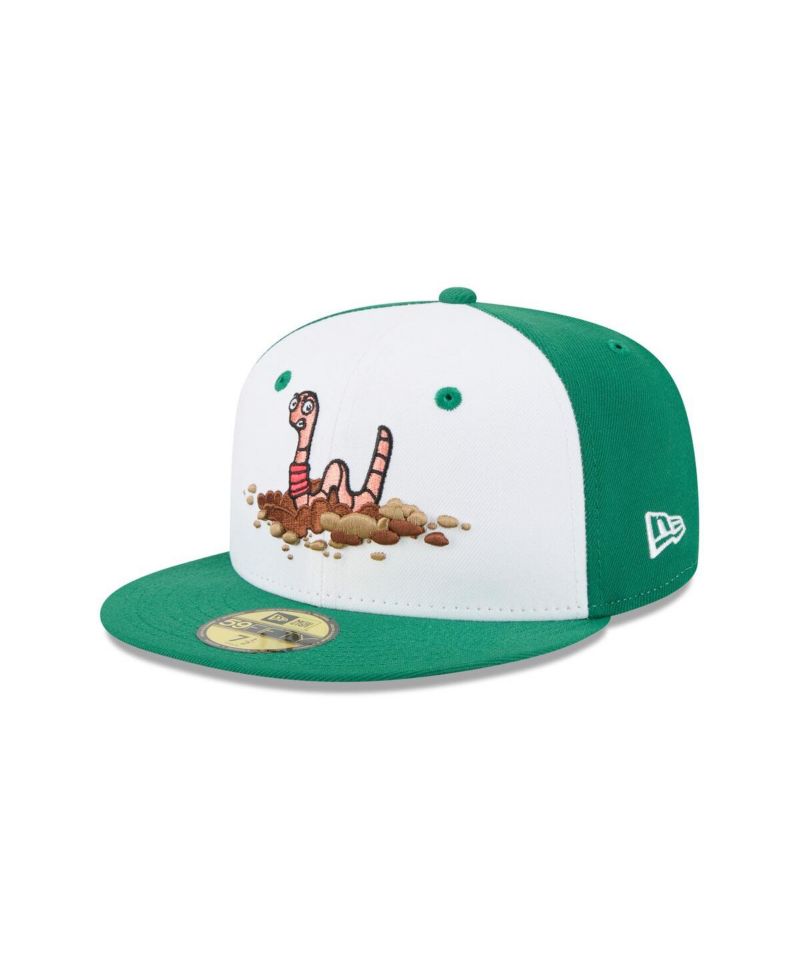 Men's White Worcester Red Sox Theme Nights 59FIFTY Fitted Hat