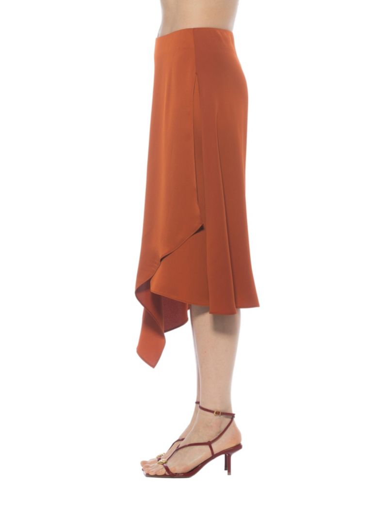 Women's Jess Asymmetric Midi Skirt