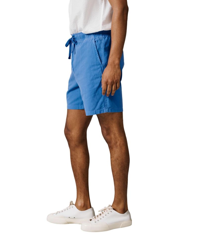Men's Allanby Drawstring Cotton Shorts, 6.3" Inseam
