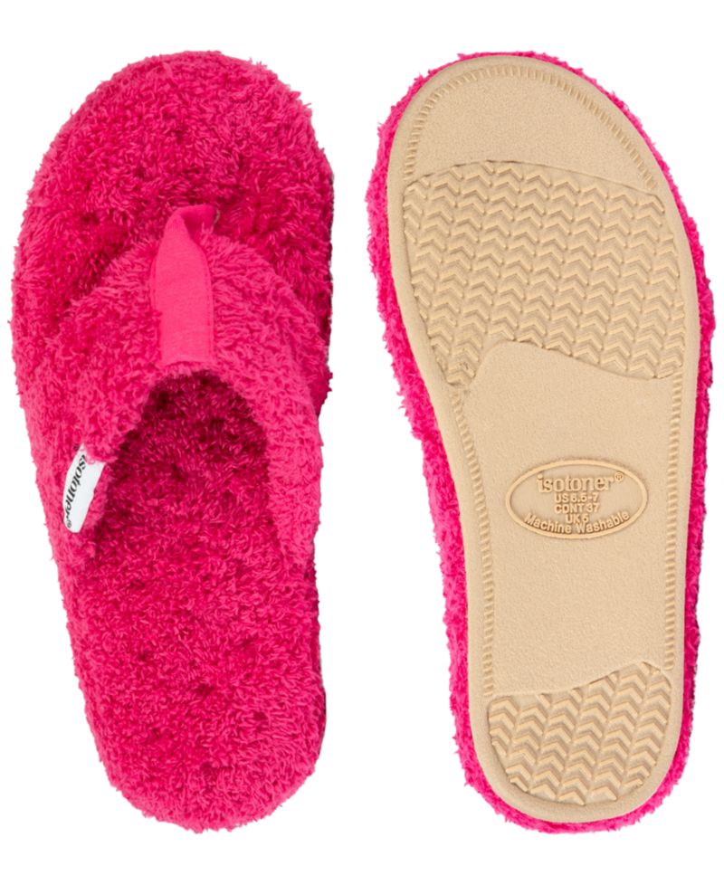 Women's Cozy Plush Joey Flip Flop Slippers