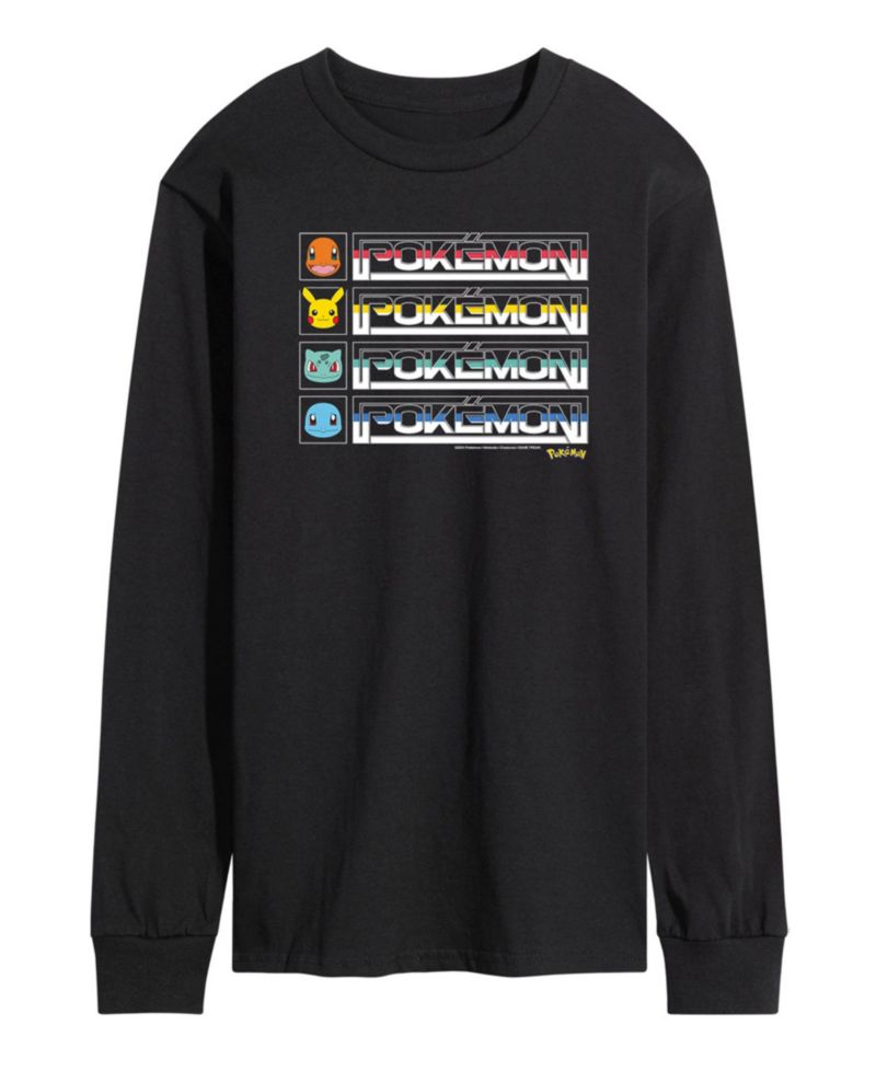 Men's Pokemon Long Sleeve T-shirt