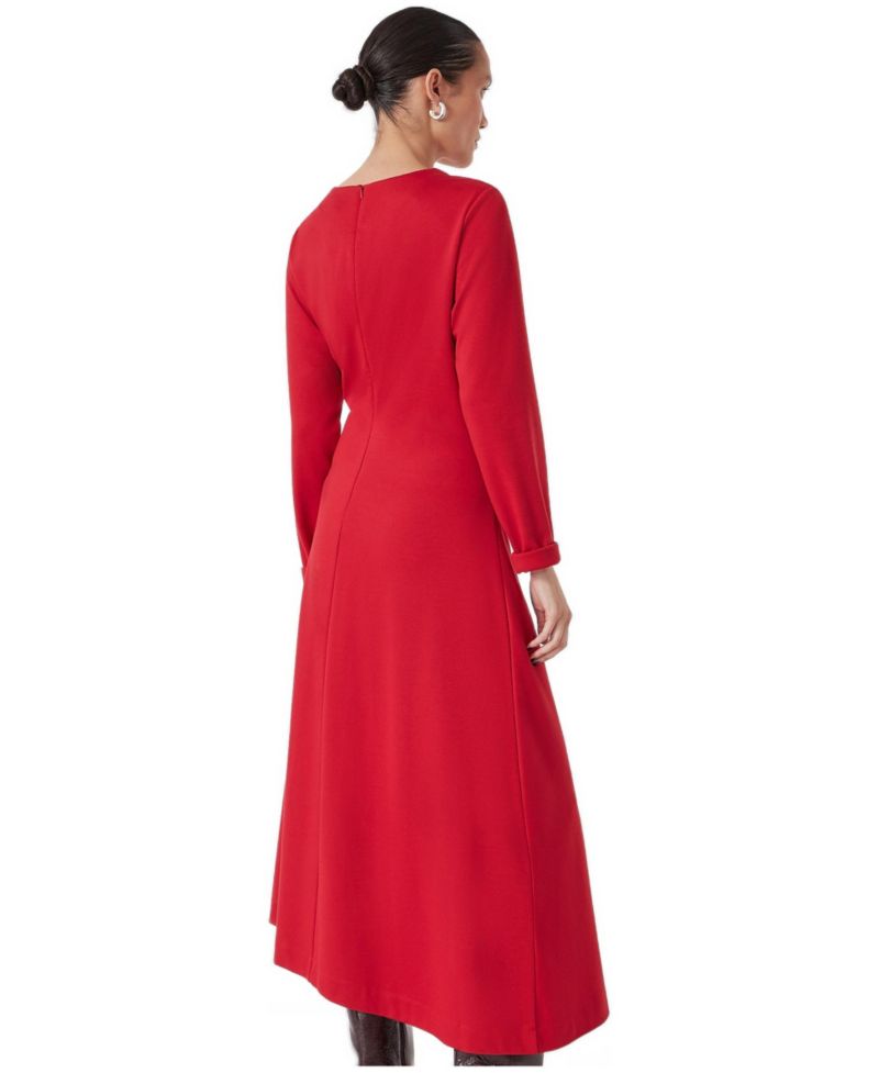 Women's Asymmetric Hem Jersey Dress