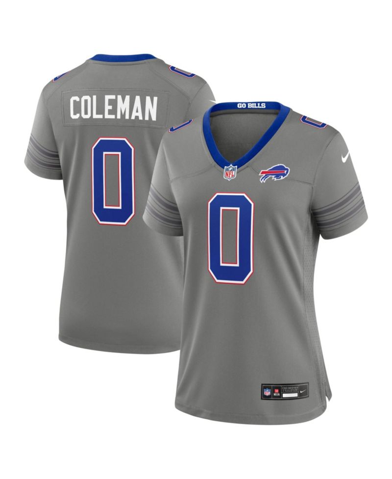 Women's Keon Coleman Gray Buffalo Bills Nickel City Game Jersey