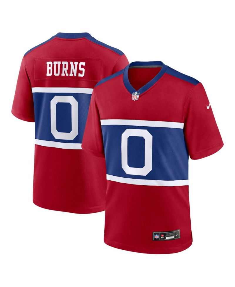 Big Boys and Girls Brian Burns Century Red New York Giants Alternate Player Game Jersey