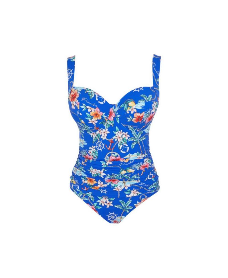 Women's Paradiso Zadie Underwire Full Coverage Rouched One Piece Swimsuit