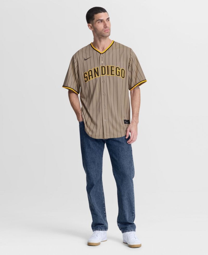 Men's Jackson Merrill Sand San Diego Padres Alternate Replica Jersey