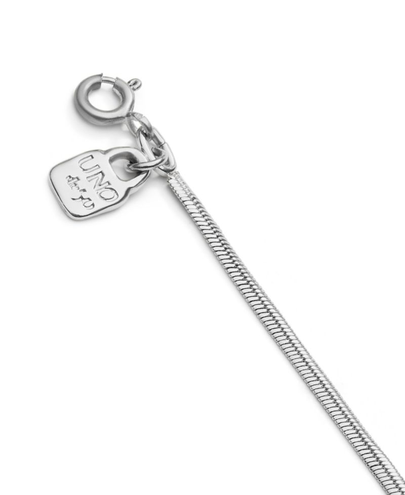 Silver Metal Alloy Long Necklace