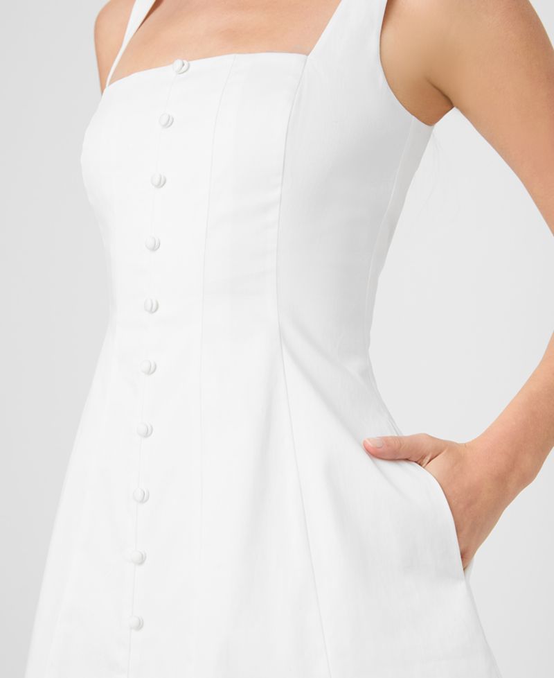 Women's Sleeveless Square Neck Mini Dress