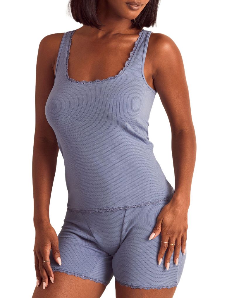 Women's Tayler Pajama Tank & Boxer Shorts Set