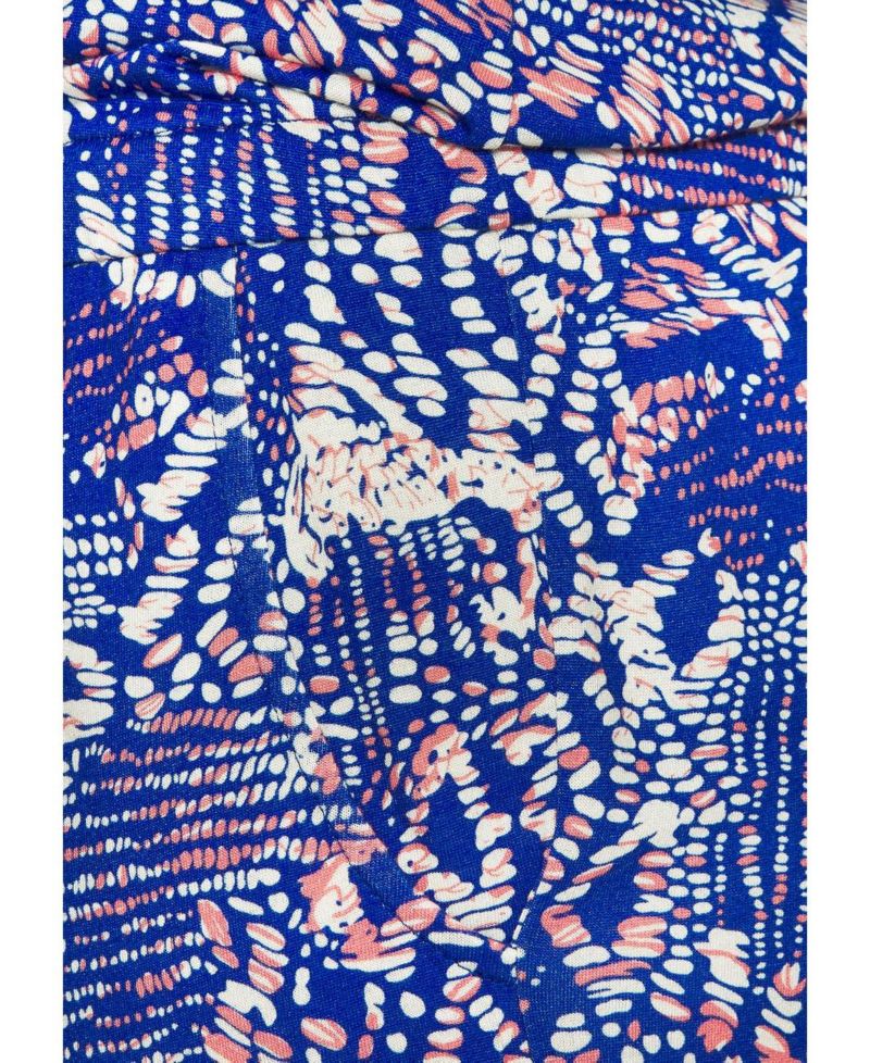 Women's Viscose Printed Tank Racerback Scoop-Neck Short Dress