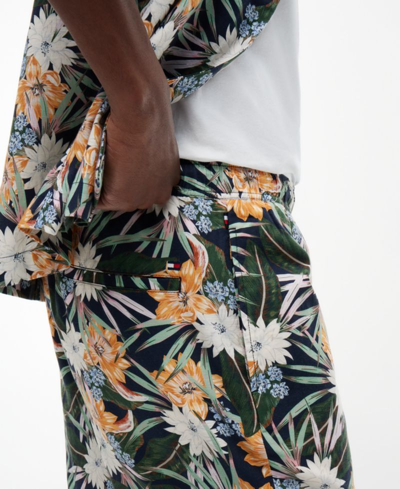 Men's Dover Regular-Fit 8" Floral Drawstring Shorts