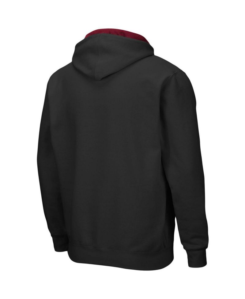 Men's Black Florida State Seminoles Big and Tall Full-Zip Hoodie