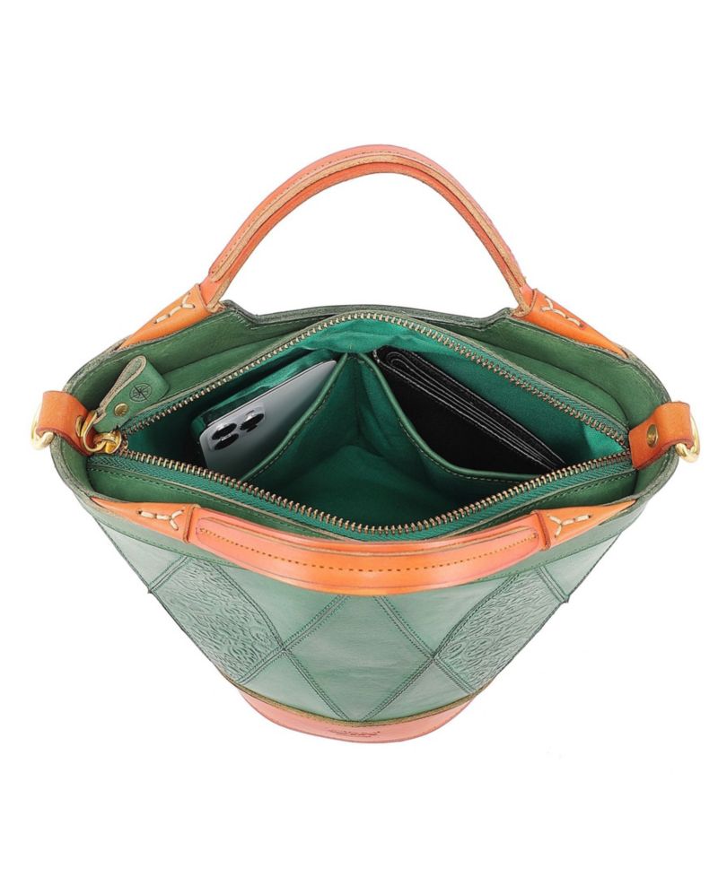 Primrose Mini Leather Crossbody Tote Bag