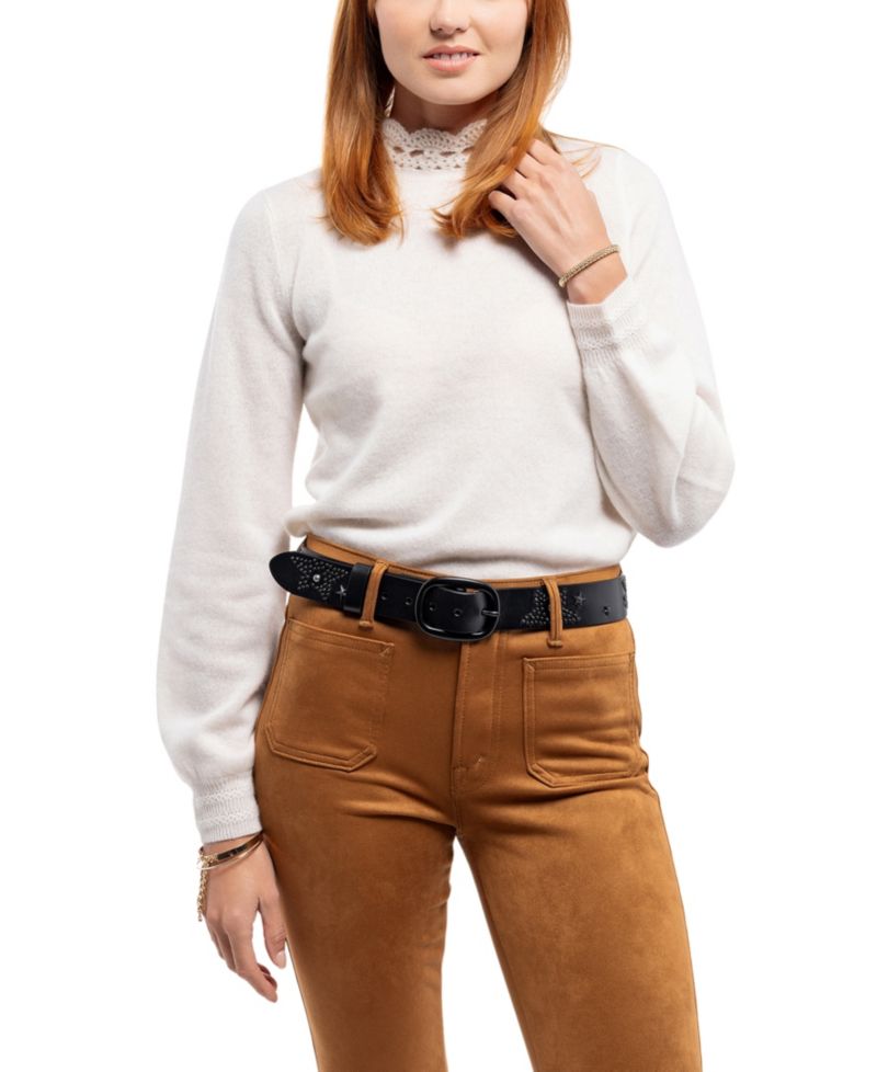 Women's Glory Star Leather Belt