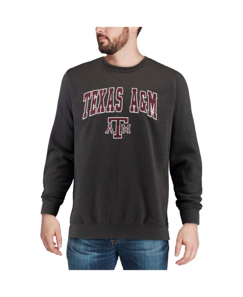Men's Texas A&M Aggies Arch Logo Crew Neck Sweatshirt