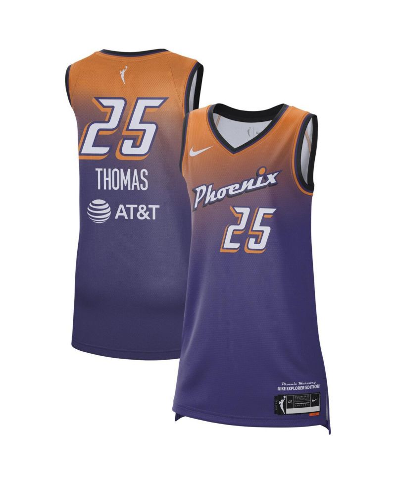 Men's and Women's Alyssa Thomas Purple Phoenix Mercury Explorer Edition Victory Jersey