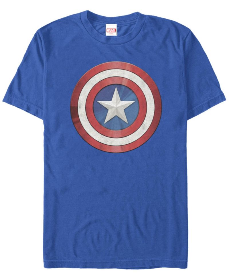 Men's Shiny Shield Short Sleeve Crew T-shirt