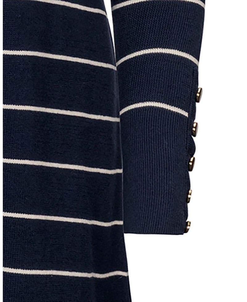 Women's Hope and Henry Organic Long Sleeve Collared Sweater Dress