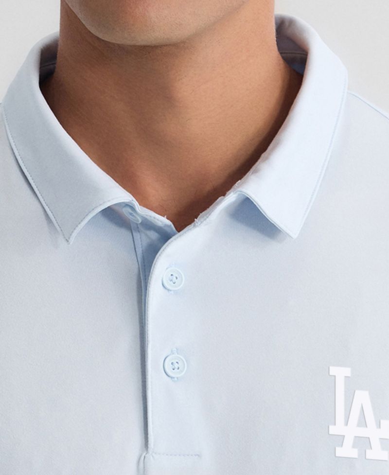Men's Light Blue Los Angeles Dodgers Clutch Polo Shirt