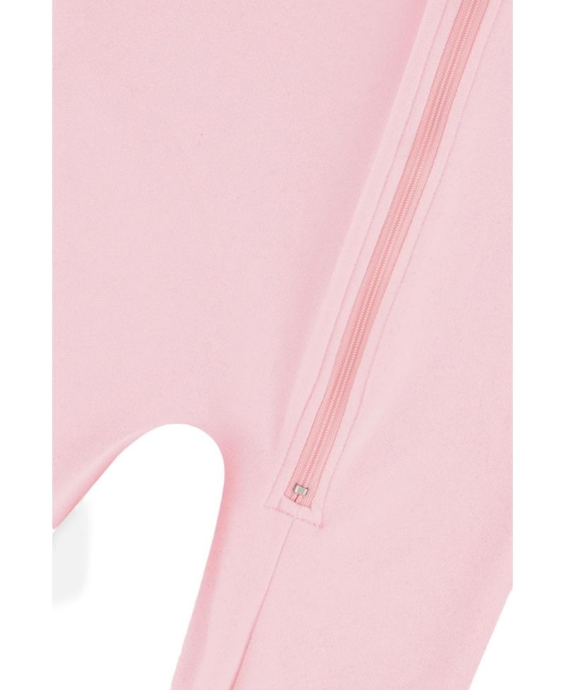 Little and Big Girl ( 6b to 14 ) One Piece Thermal Underwear Pale