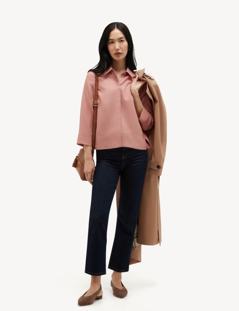 Women's Nita Three-Quarter Sleeve Linen Shirt