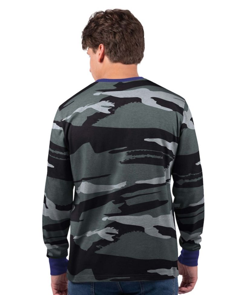 Men's Gray Baltimore Ravens Thursday Night Gridiron Long Sleeve T-Shirt