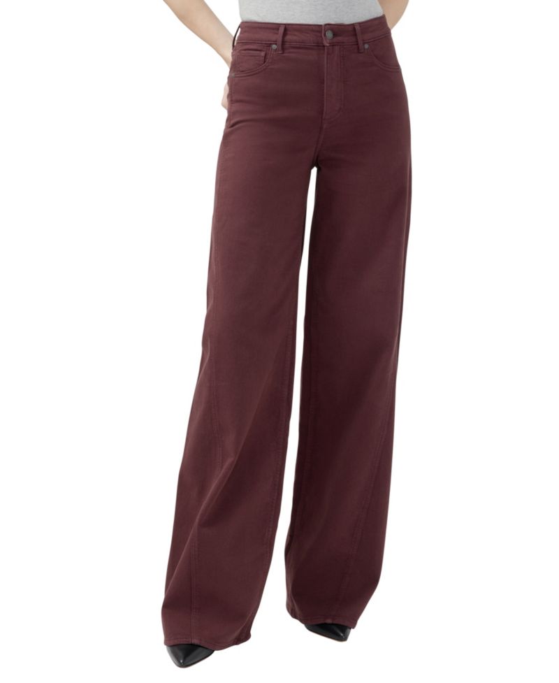 Women's Isbister High-Rise Wide-Leg Cotton-Blend Jeans