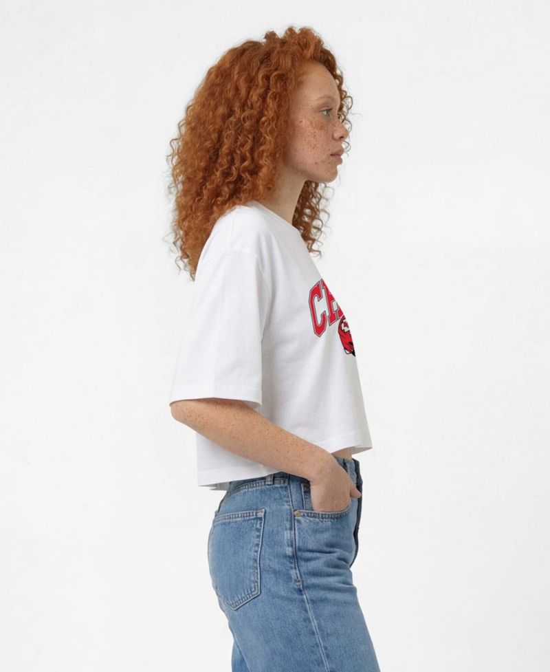 Women's Kansas City Chiefs Cropped Graphic T-Shirt