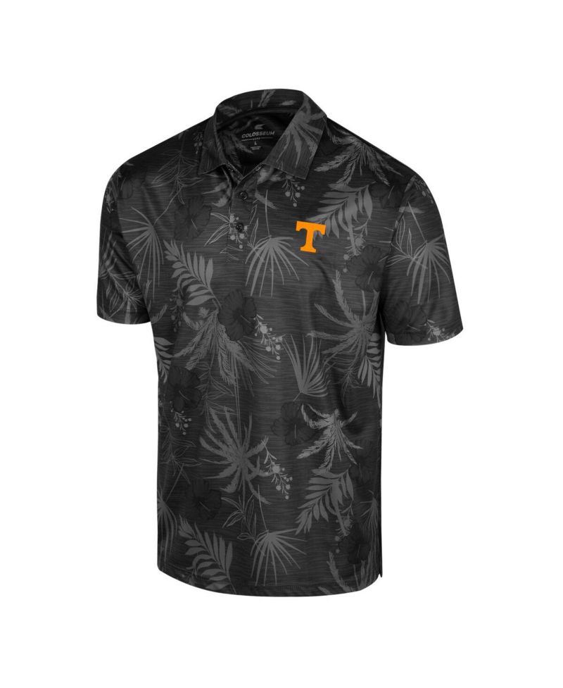 Men's Black Tennessee Volunteers Palms Team Polo Shirt