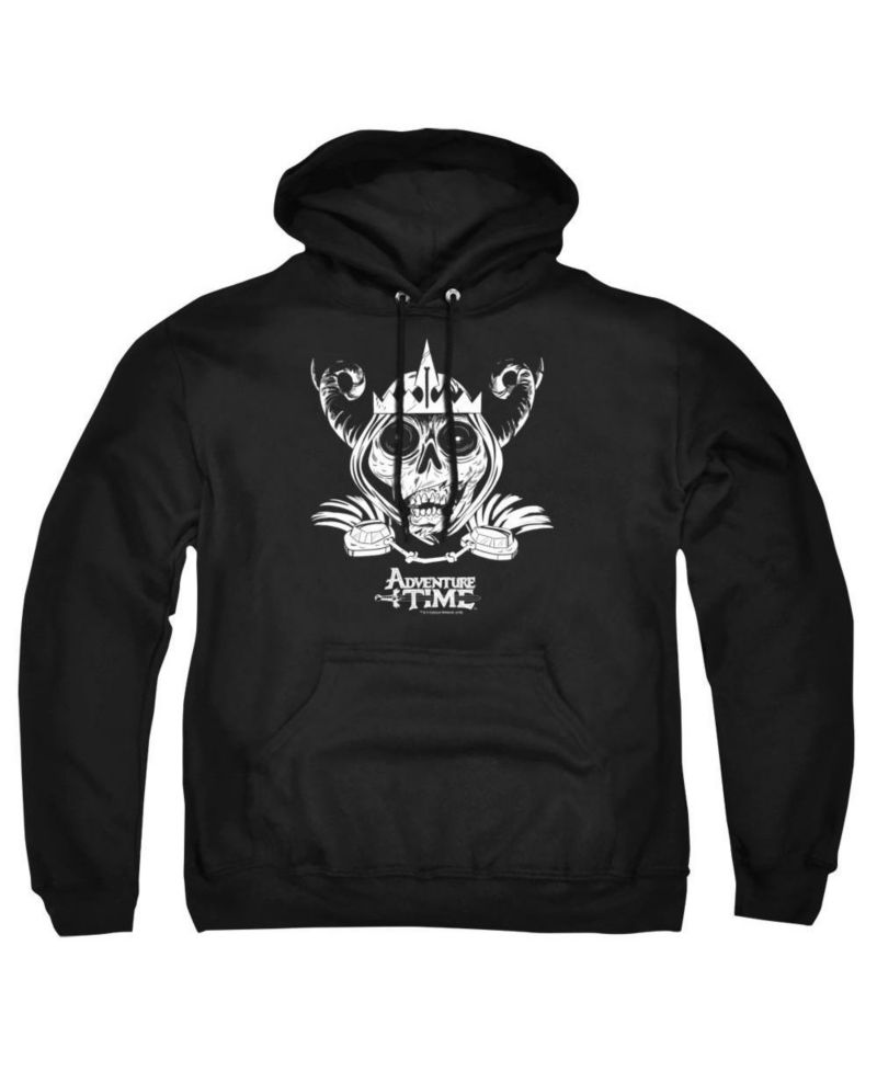 Men's Skull Face Pull-Over Hoodie