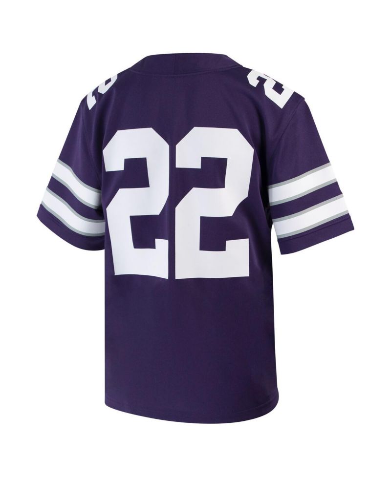 Big Boys and Girls 24 Purple Kansas State Wildcats Untouchable Football Jersey