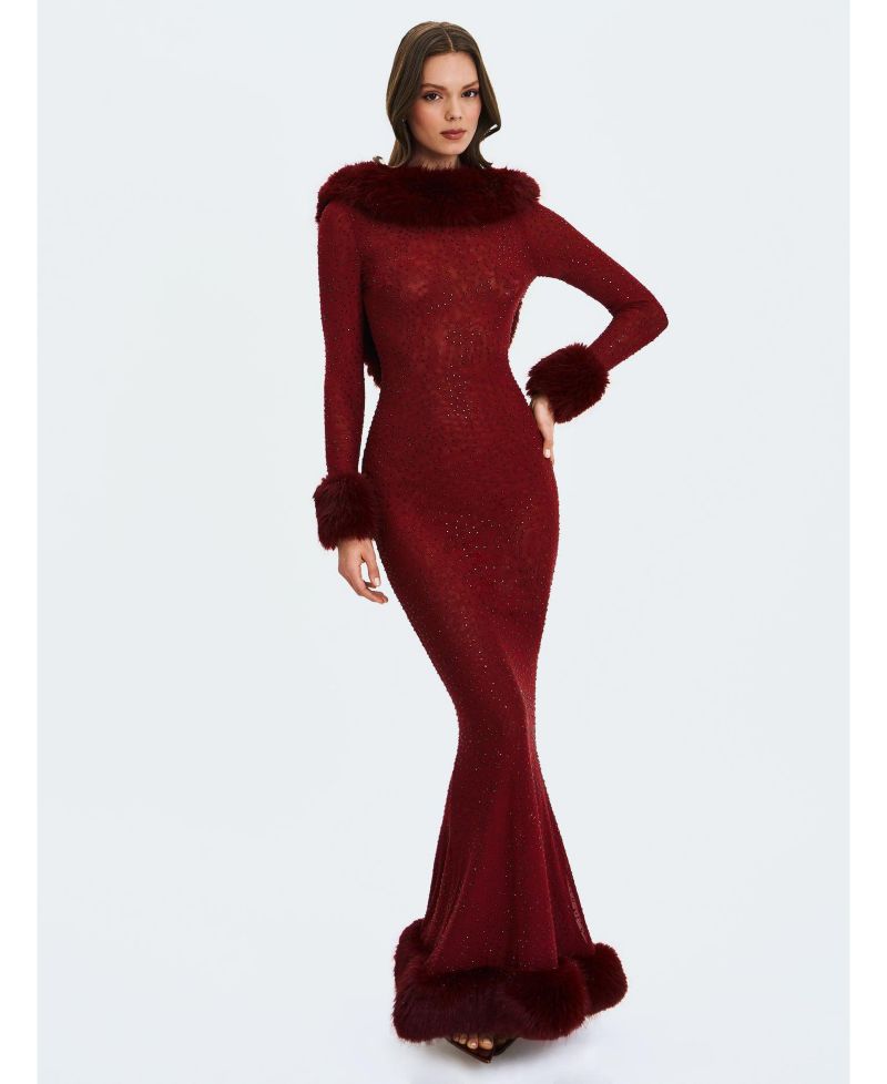 Women's Mellie Regular-Length Rhinestone Mermaid Gown