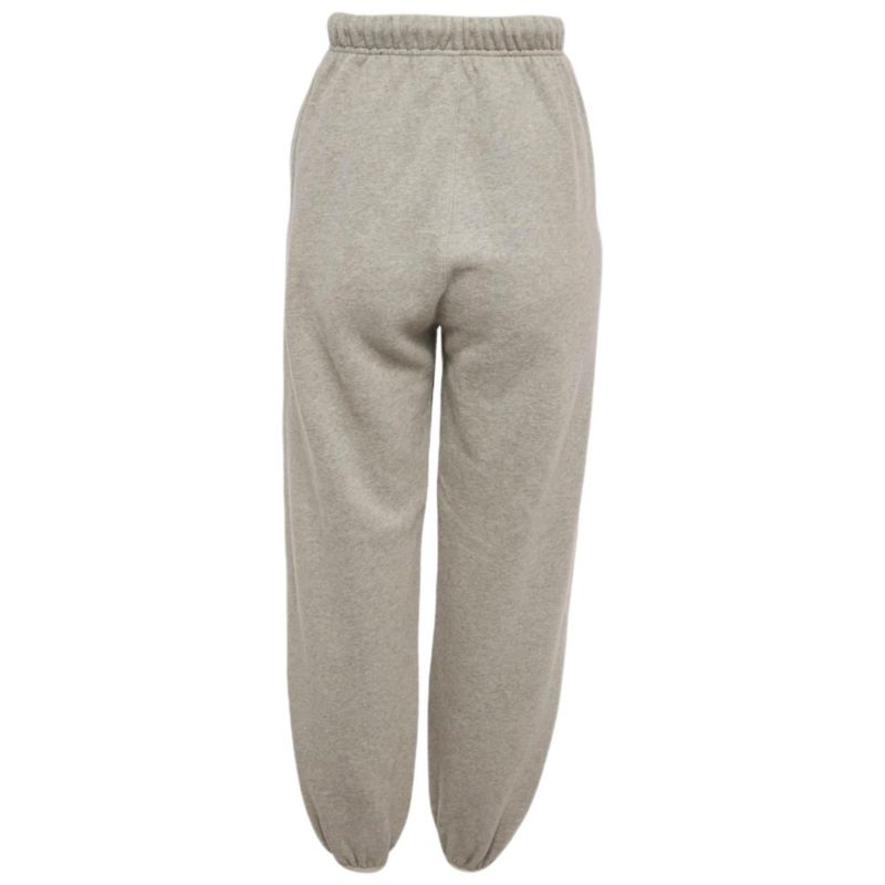 Women's Grey Cotton Knit Fleece Lined Sweatpants