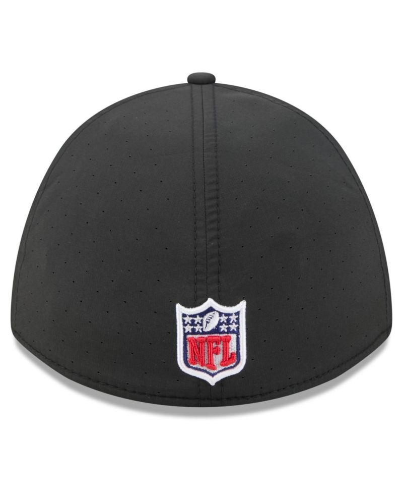 Men's Black Minnesota Vikings 2026 NFL Cruical Catch 39THIRTY M-Crown Stretch Hat