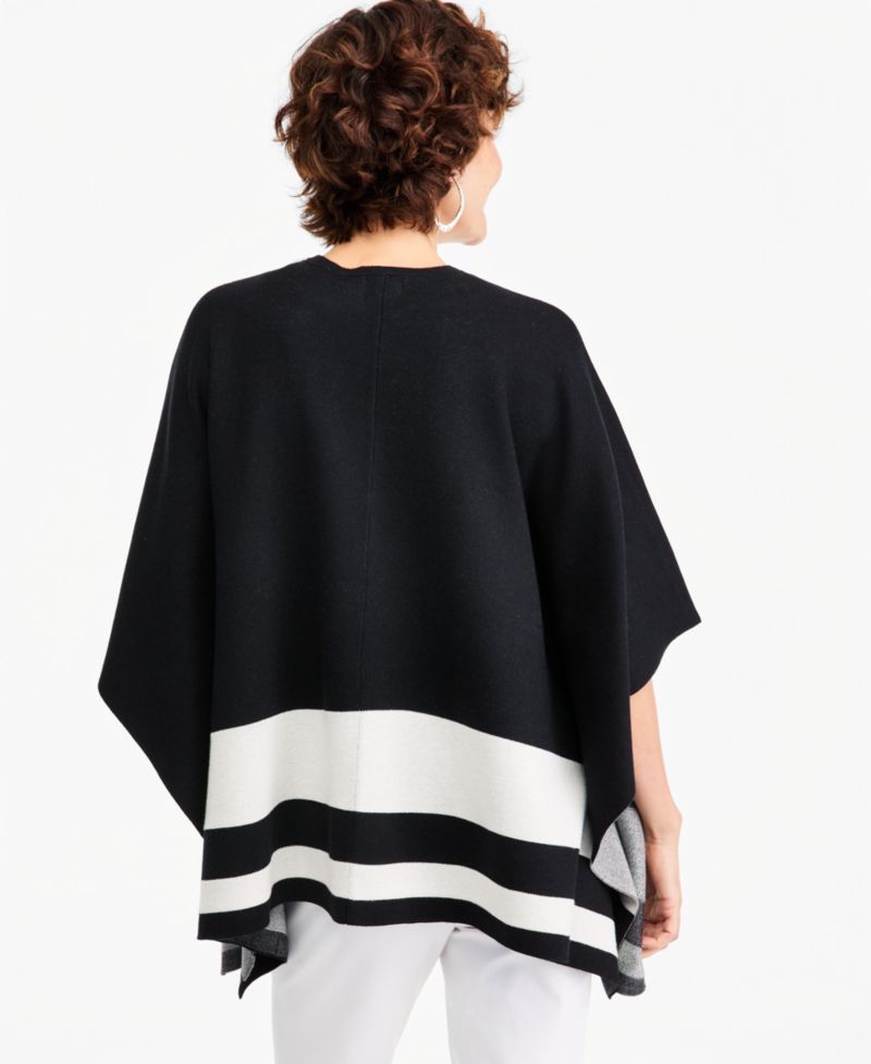 Plus Size Colorblock D O Cardi Open-Front Kimono Sleeves Cardigan