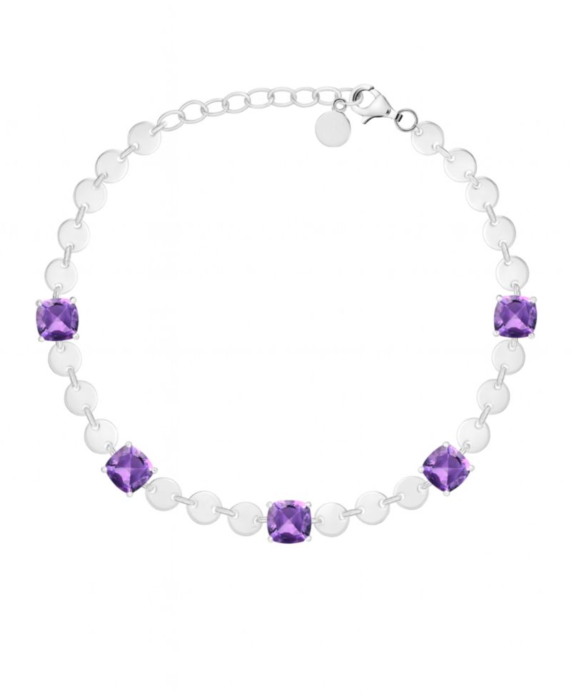 Amethyst (4-1/2 ct. t.w.) Bracelet in Sterling Silver (Also Available in Sapphire, Citrine, Blue Topaz)