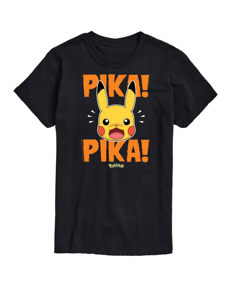 Men's Pokemon Short Sleeves Pika Pika T-shirt