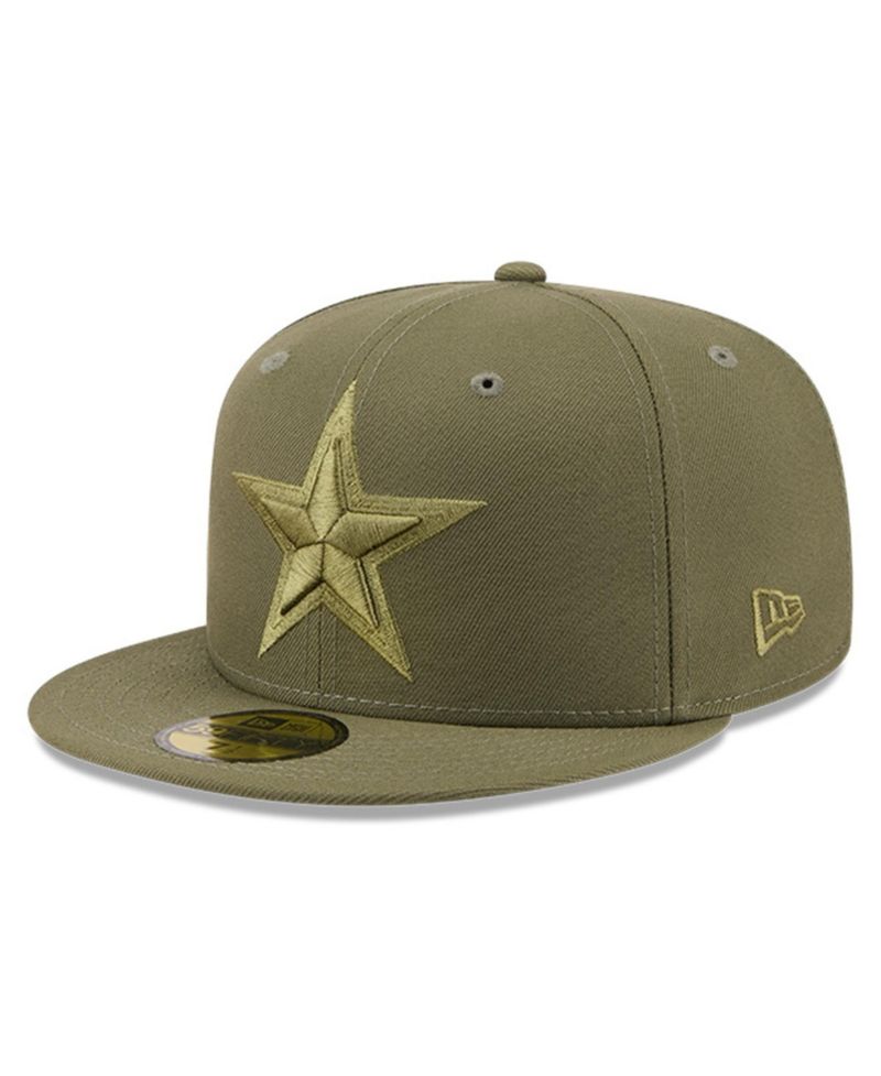 Men's Olive Dallas Cowboys Color Pack 59FIFTY Fitted Hat