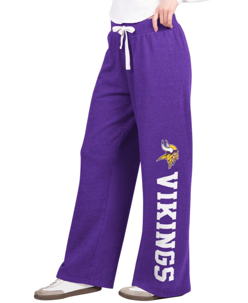Women's Purple Minnesota Vikings Field Wide Leg Sweatpants
