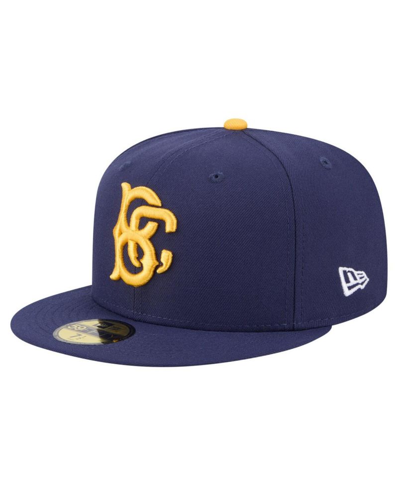 Men's Navy Brooklyn Cyclones Authentic Collection 59FIFTY Fitted Hat
