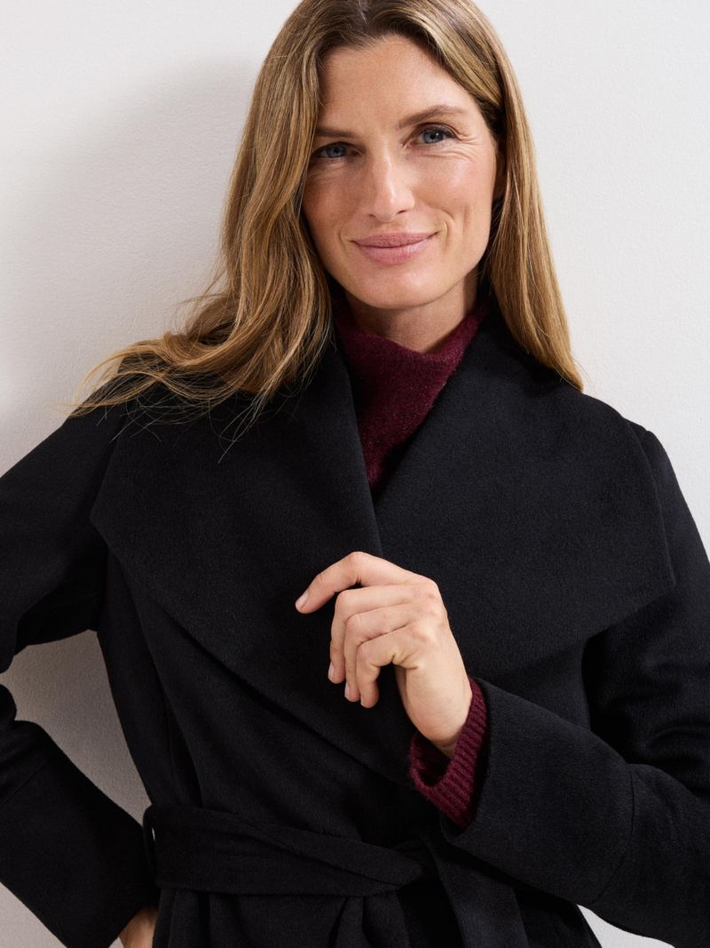 Women's Nicci Belted Wool Coat