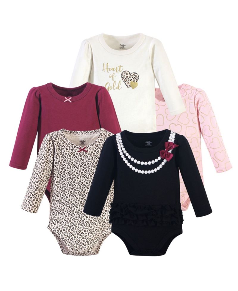 Treasure 5Pk Long Sleeve Bodysuits