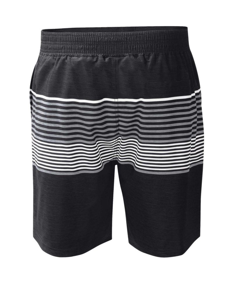 Men's Black Miami Marlins Coastline Volley Swim Shorts